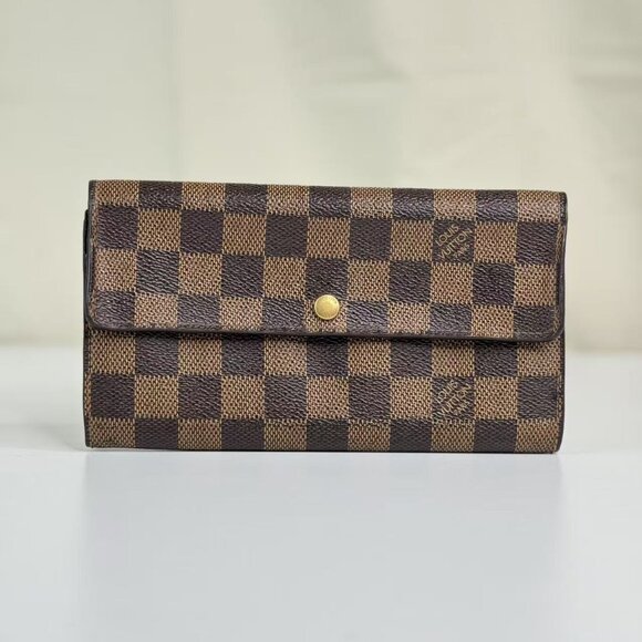 Louis Vuitton Sarah Wallet Damier Ebene - Picture 1 of 8